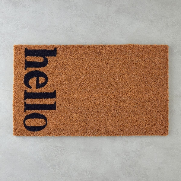 Happy House Entrance Mat 35x60 cm Natural.