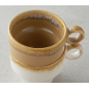Arlena Ceramic 2-Piece Coffee Cup Set 105 ml Beige-Brown
