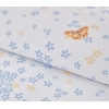 Butterfly Art Printed Single Pique Set 150x220 cm Blue