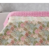 Blossom Bouquet Double Multi-Purpose Bedspread 200x220 cm Pink