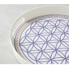Bluewaves Melamine Tray 35 cm White - Blue
