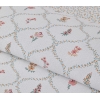 Chamomile Cells Printed Double Pique Set 200x220 cm Yellow