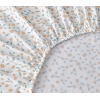 Chamomile Cells Printed Double Pique Set 200x220 cm Yellow