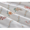 Chamomile Cells Printed Double Pique Set 200x220 cm Yellow