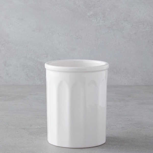 Hecha Ceramic Spoon Rest 14 cm Cream