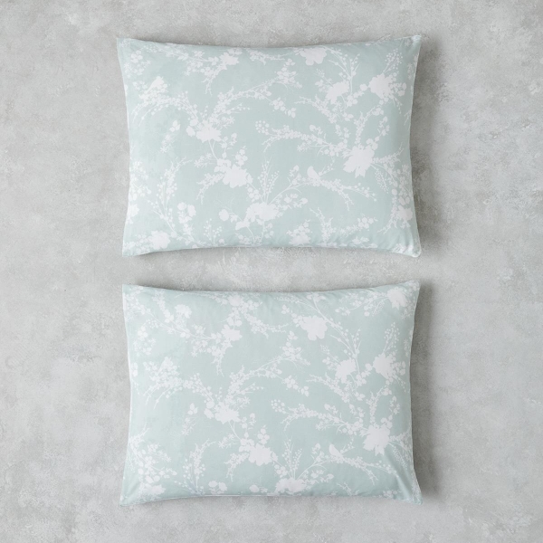 Cool Garden Cotton 2-Piece Pillowcase 50x70 cm Green