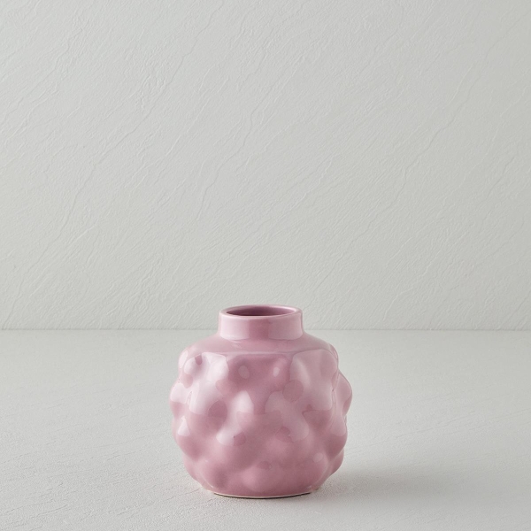 Creil Vase 12.5x12.5x12 cm Pink