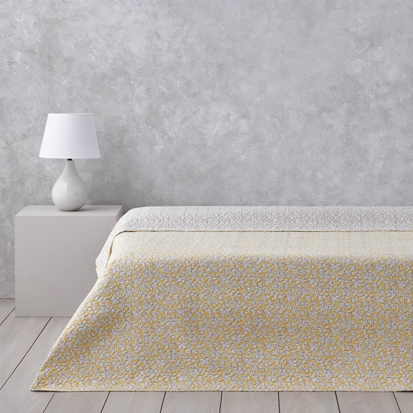 Sunshine Bliss Single Multi-Purpose Bedspread 160x220 cm Yellow