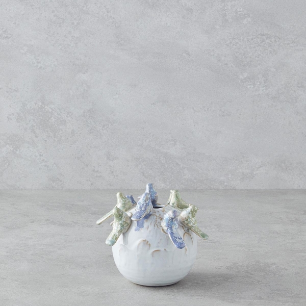 Birdy Vase 16.5x16.5x13 cm Beige