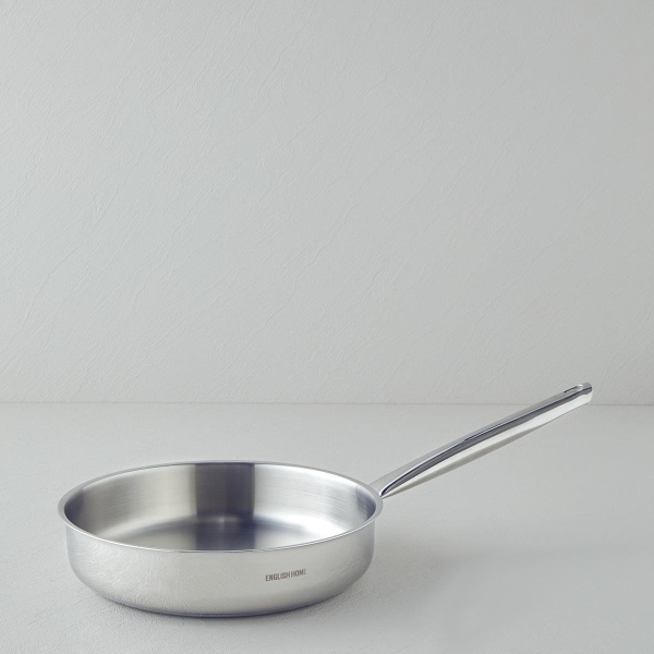 Glow Steel Pan 26x5 cm Silver