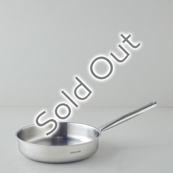 Glow Steel Pan 26x5 cm Silver
