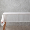 Chimera Polyester Tablecloth 150x200 cm White - Red