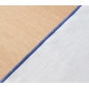 Arcane Polyester Runner 40x140 cm White - Navy Blue