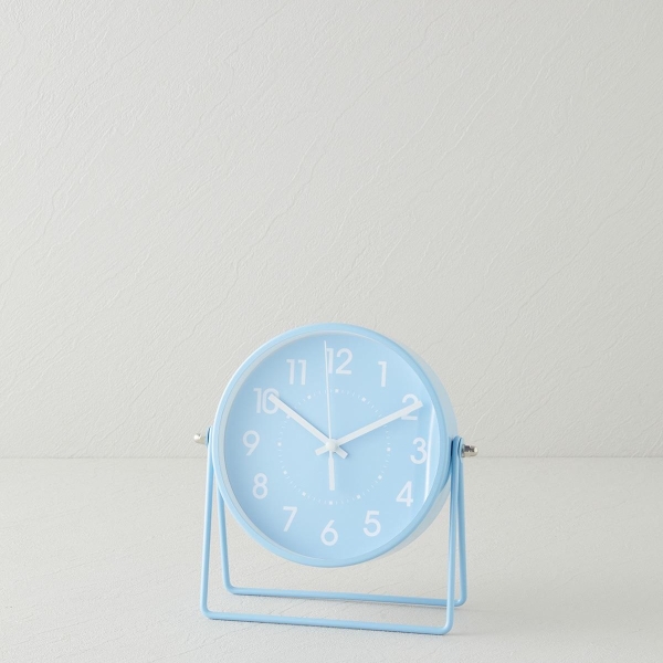 Nelson Table Clock 18.5 cm Blue