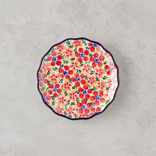 Botanic Stoneware Cake Plate 16 cm Colourful