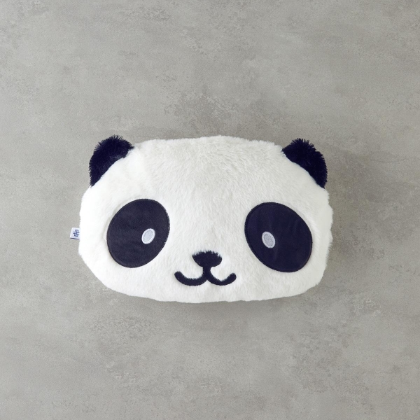 Sweet Panda Baby Decorative Cushion 40x26 cm White