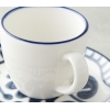 Bonnie Bone Porcelain 4 Piece Coffee Cup Set for 2 People 90 ml Dark Blue