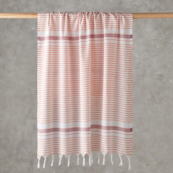 Bony Regenerated Striped Loincloth 90x150 cm Blue-Orange