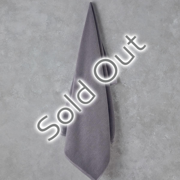 Fluffy Cotton Plus Cotton Bath Towel 70x140 cm Grey