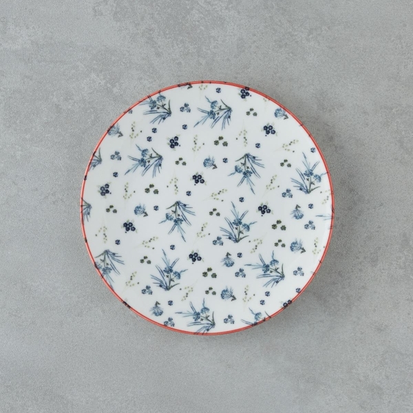 Chimera Bone Porcelain Cake Plate 19 cm Blue