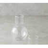 Clear Glass Bedside Pitcher 1300 ml + 300 ml Transparent