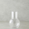 Clear Glass Bedside Pitcher 1300 ml + 300 ml Transparent
