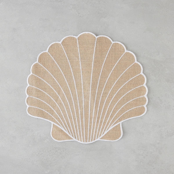Seashell Jute 2-Piece American Service 34x38 Cm Cream