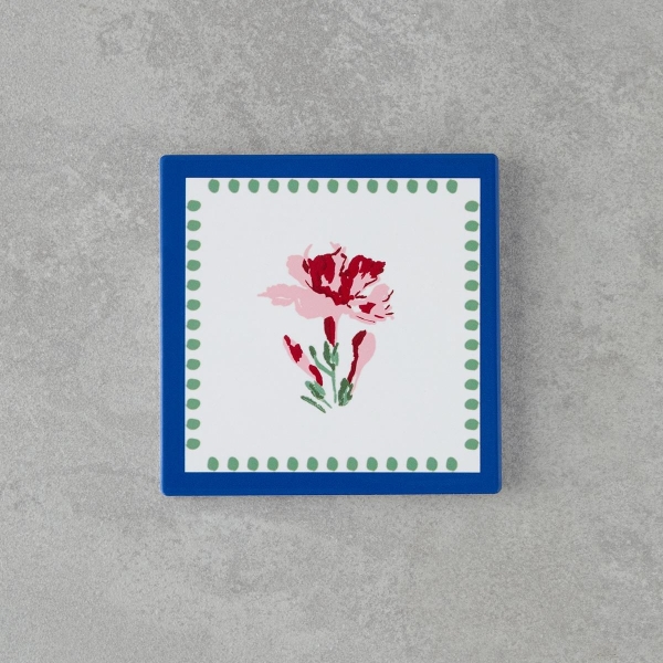 Vespera Ceramic Coaster 11 cm Navy Blue