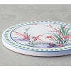 Chimera Ceramic Coaster 11 cm White - Green