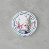 Chimera Ceramic Coaster 11 cm White - Green