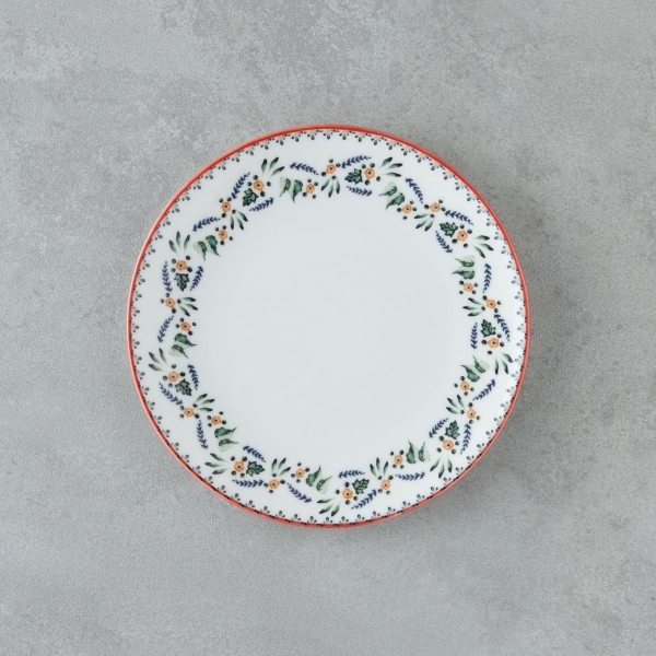 Charmsy Bone Porcelain Cake Plate 19 cm Colorful
