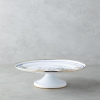 Artistic Flower Enamel Cake Stand 31 cm Colorful