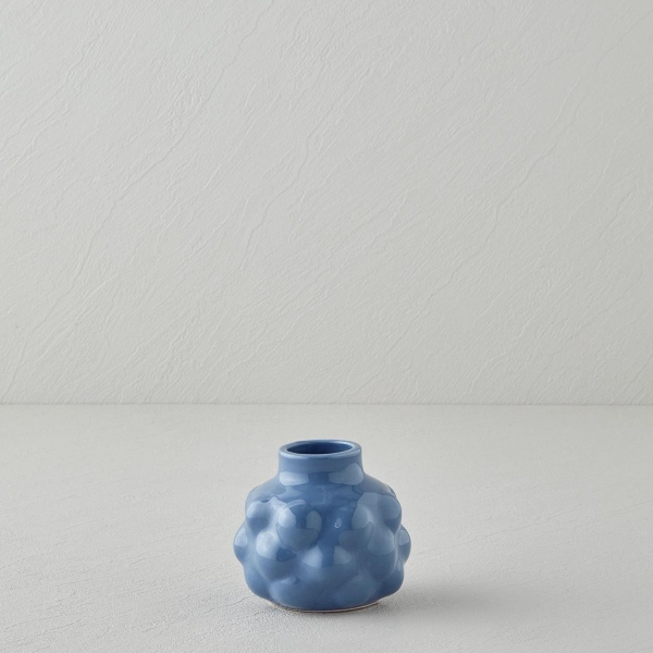 Creil Vase 10x10x8.5 cm Blue