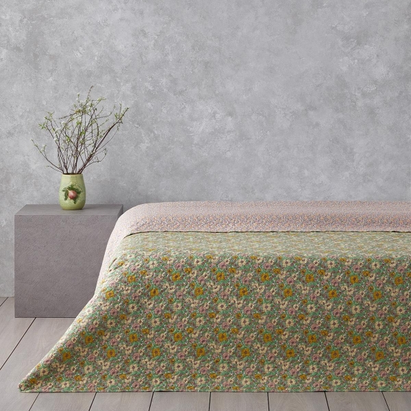 Enchanted Harmony Single Multi-Purpose Bedspread 160x220 cm Green