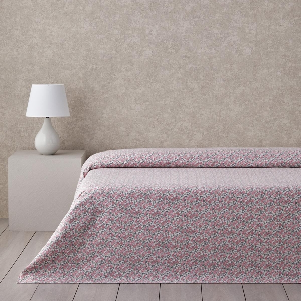 Bright Floral Ecosoft Single Pike 150x220 cm Pink