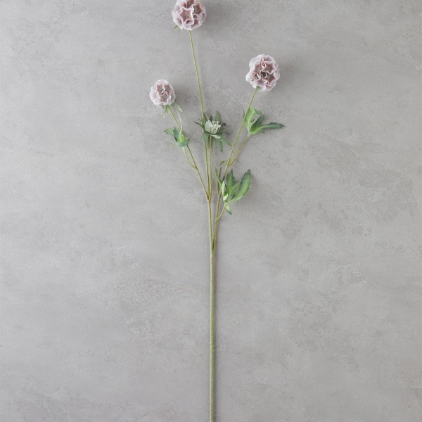 Star Flower Single Branch Artificial Flower 71 cm White