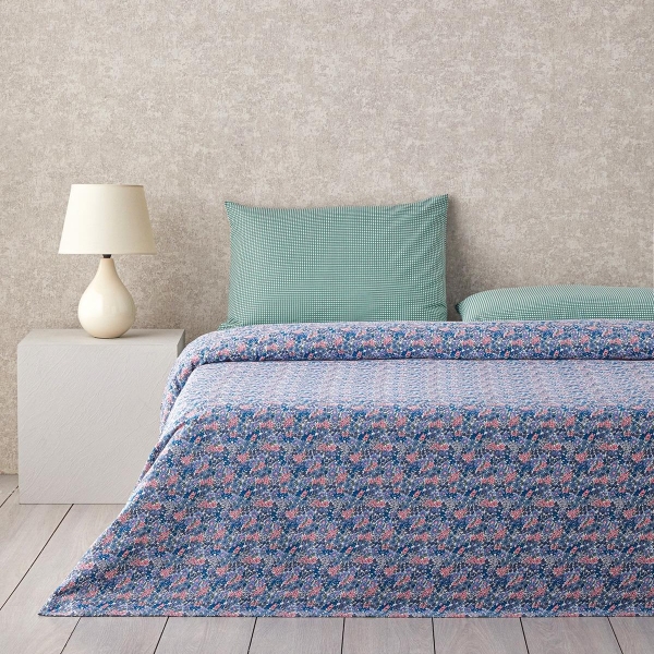 Petit Chamomile Printed Double Pike Set 200x220 cm Pink