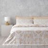 Dainty Bird Cotton Satin Double Duvet Cover Set 200x220 cm Gold