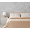 Dainty Bird Cotton Satin Double Duvet Cover Set 200x220 cm Gold