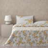 Amalfi Breeze Printed Single Pike Set 150x220 cm Yellow