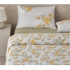 Amalfi Breeze Printed Single Pike Set 150x220 cm Yellow