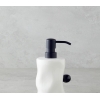Bruna 3-Piece Bathroom Set Black - White