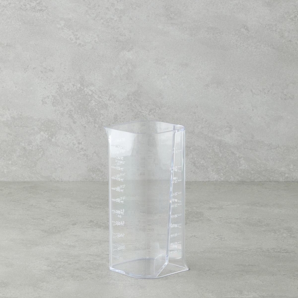 Count Plastic Measuring Cup Kitchen Utensil 7.5x8x18 cm Transparent