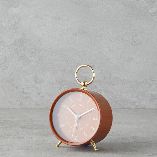 Moneta Table Clock 14.5 cm Orange