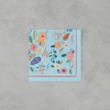 Botanic 20-Pieces Paper Napkin 33x33 cm Blue