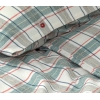 Cozy Plaid Winter Soft Super King Duvet Cover Set 260x220 cm Green