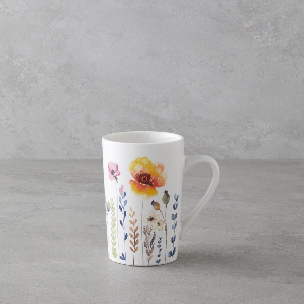 Gardenia Mood New Bone China Mug 380 ml Colored