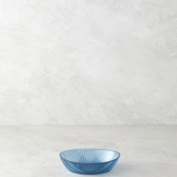 Olith Glass Bowl 14 cm Blue