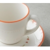 Belle Bone Porcelain 4 Piece Coffee Cup Set for 2 People 90 ml Colorful