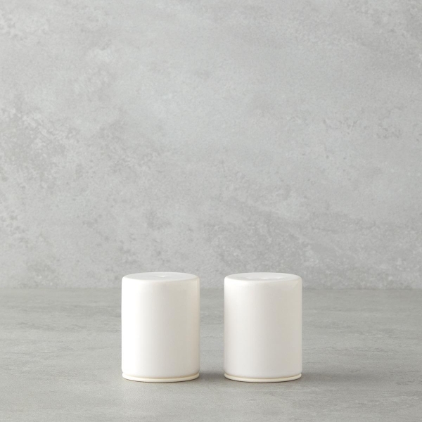 Luma Ceramic 2-Piece Salt and Pepper Shaker 6 cm Cream